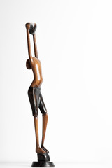 African Woman carving