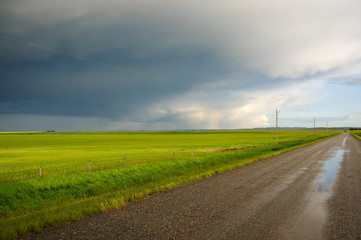 Fototapeta na wymiar Prairie storm