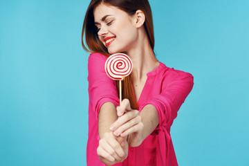 girl with lollipop