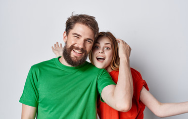 Fototapeta premium portrait of a happy couple