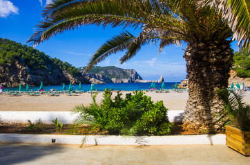 Fototapeta premium Cala Benirras ,Ibiza, Balearic island