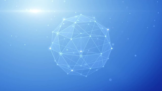 Network Technology Business World background