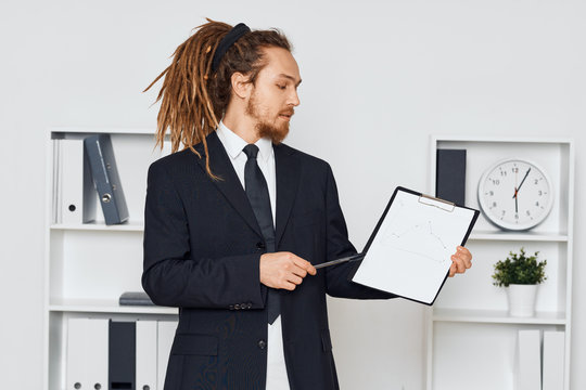 business man in office