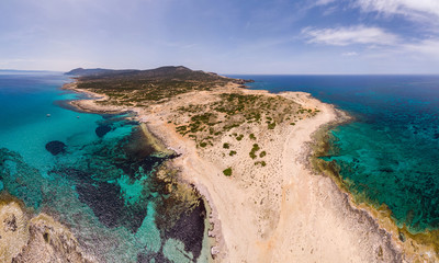Beautiful panorama of the Akamas Peninsula from a height