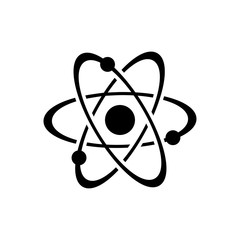 Science icon vector molecule symbol illustration