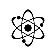 Science icon vector molecule symbol illustration