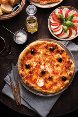 Pizza beim Italiener