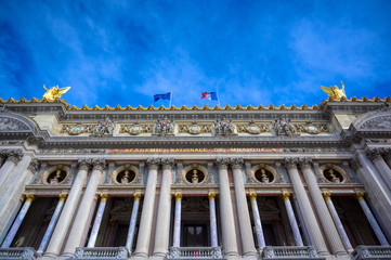 Paris, France - April 21, 2019 - The Palais Garnier is a 1,979-seat opera house, which was built...