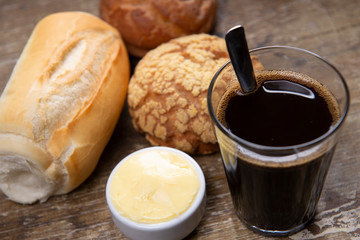 coffee and bread