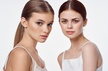 portrait of two young women