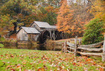Mabry Mill along the Blue Ridge Parkway in Virginia is a beautiful and photographic spot for...