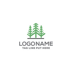Forest Or tree logo design