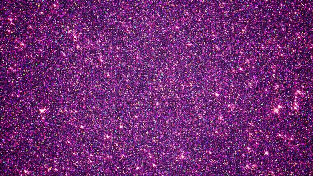 Sparkling Amethyst Glitter. Seamlessly looping animated background.