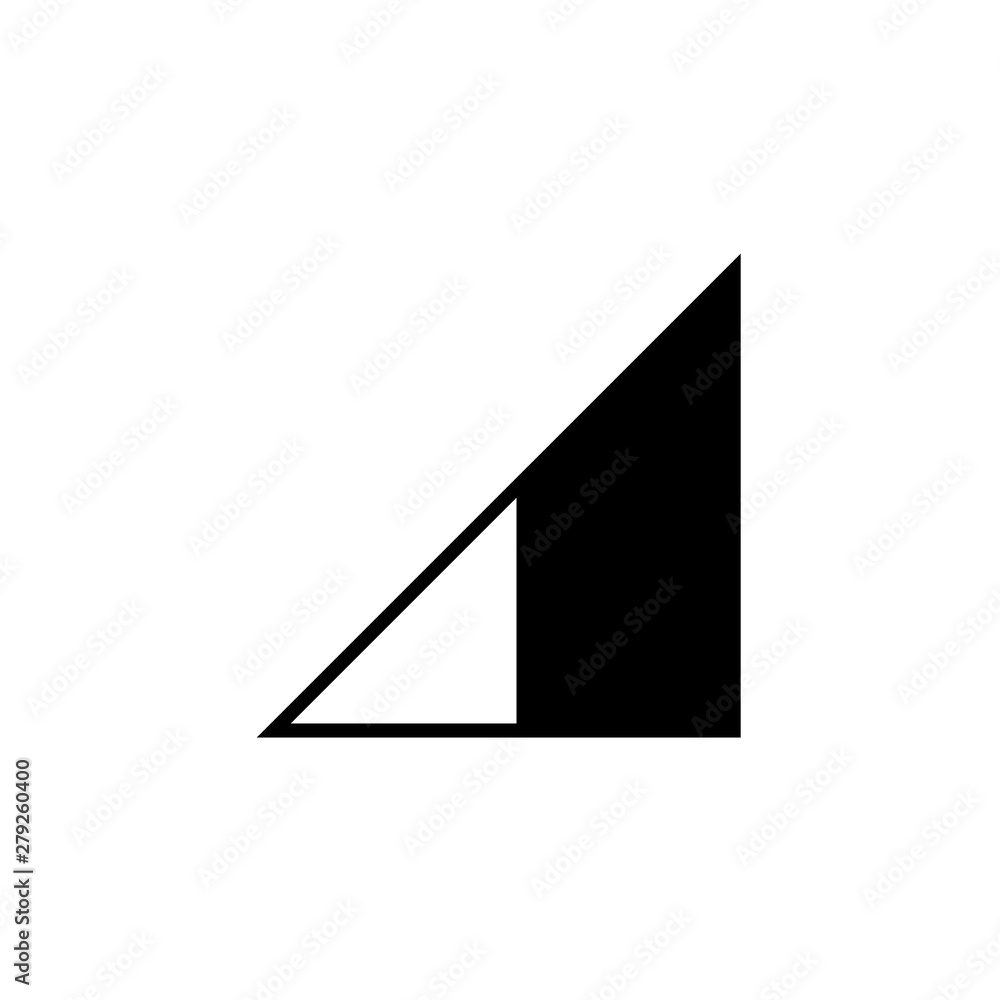 Poster medium signal icon vector. medium signal sign on white background. medium signal icon for web and ap