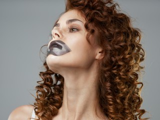 woman with perfect skin