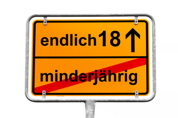 Endlich 18 Wegweiser