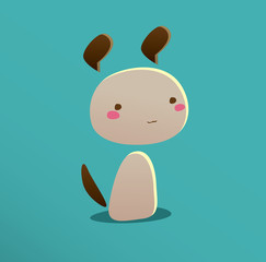 cute dog isolated puppy