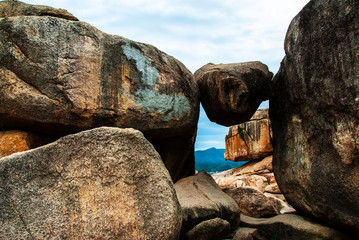 Rocks on the beach