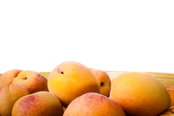 A lot of apricot close up