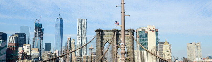 New York look from the bridge 