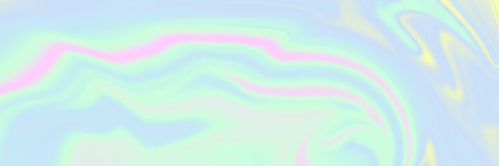Abstract Pastel Color Holographic Iridescent Design
