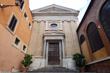 Fototapeta na wymiar chiesa di santa prisca all'aventino,roma,italia