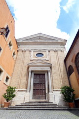 Fototapeta na wymiar chiesa di santa prisca all'aventino,roma,italia