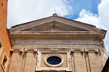 chiesa di santa prisca all'aventino,roma,italia