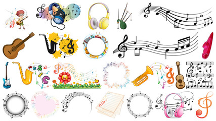 Set of musical objects