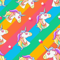 unicorn vector pattern graphic design