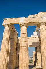 Propyla of the Acropolis Athens Greece