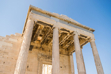 Erechtheion at the Acropolis Athens Greece