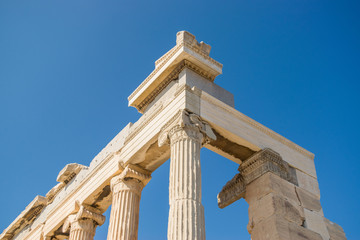Erechtheion at the Acropolis Athens Greece