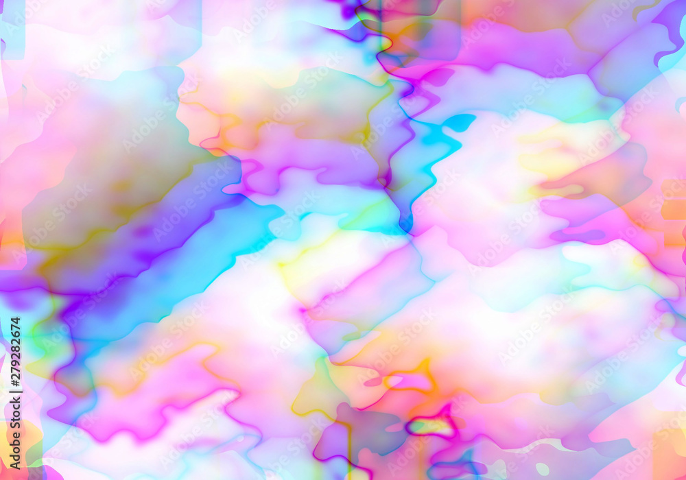 Poster abstract background with vibrant colorful ripple and color shift
