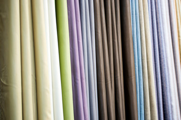 Colorful curtains and beautiful patterns.