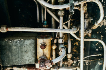 pipes of old mechanism