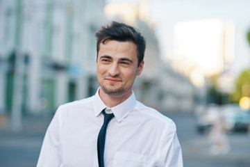 portrait of a young businessman