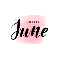 lettering hello June © selentaori