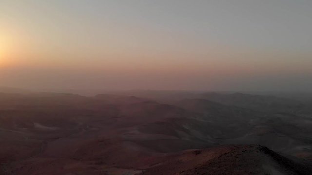 Desert aerial view in Israel