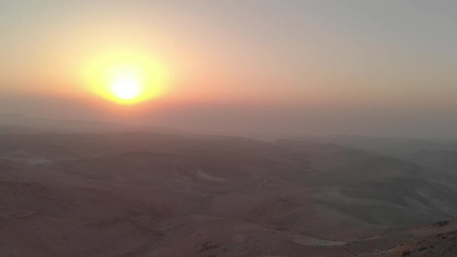 Desert aerial view in Israel