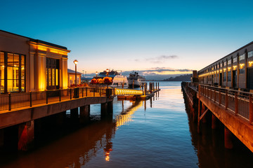 Pier 7 in the Embarcadero, San Francisco, California, USA