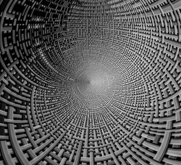 Fabric Pattern Alien Spaceship