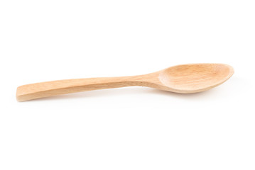 Wooden Spoon isolated on a white background