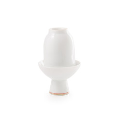 Clean White Tea Set isolated on white background