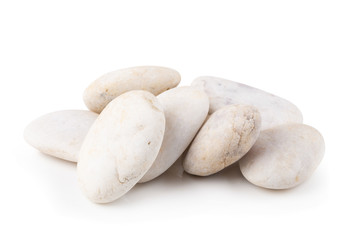 Obraz premium white stone isolated on a white background