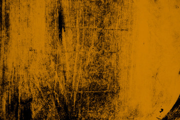 yellow and black paint background texture with brush strokes