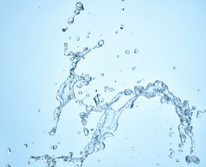 splash water	