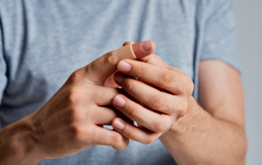 Fototapeta premium hands of man and woman