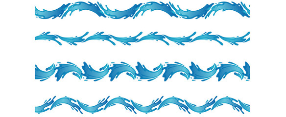 Water Pattern Horizontal