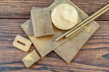 brass bronze copper alloys plates bars pins stock hole tubing thong sheet for knife handle knife...